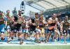 atletas crossfit games realizando endurance wod